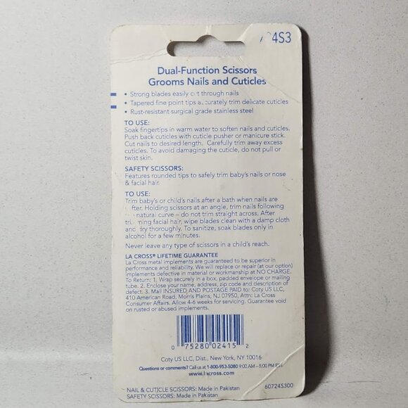 NEW Sally Hansen LA CROSS 724S3 Nail Cuticle Scissors Beauty Bundle Tools Nail - Picture 13 of 13